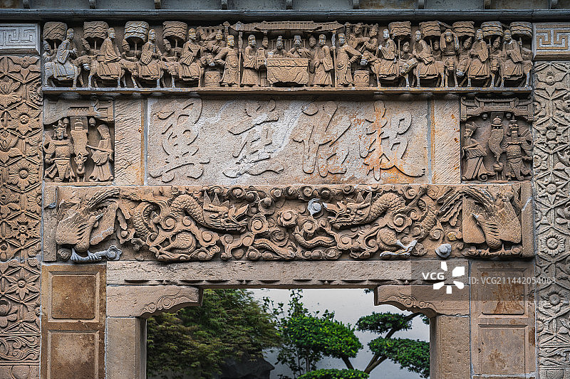 上海南翔古镇檀园图片素材