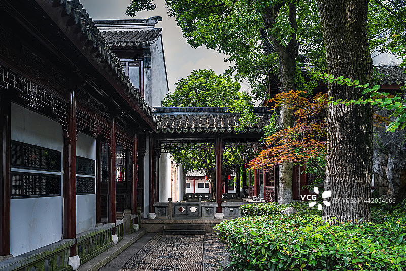 上海南翔古镇檀园图片素材