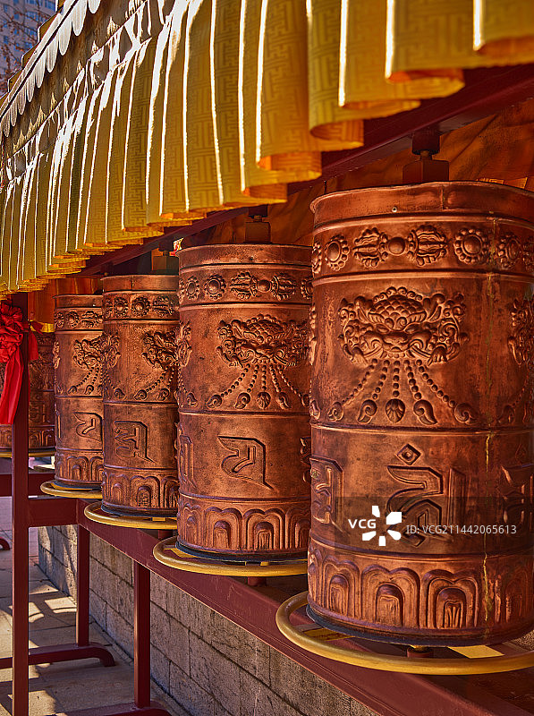 沈阳皇寺北市场喇嘛教寺庙图片素材