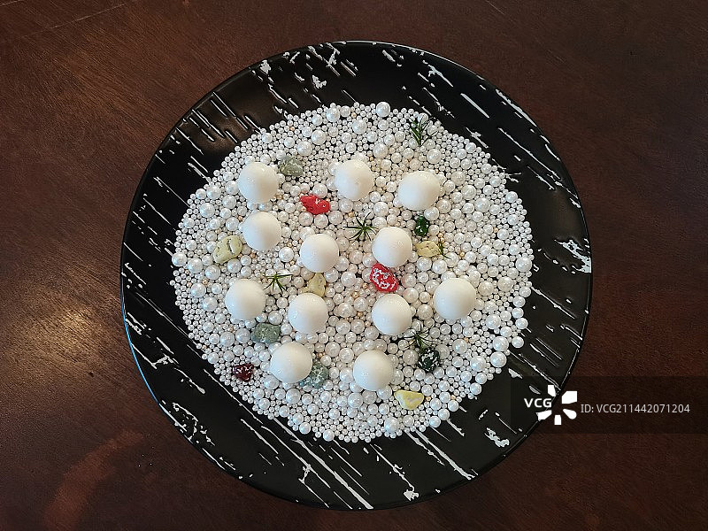 珍珠山药丸子图片素材