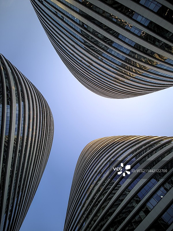 北京望京soho 知名女性建筑大师zaha hadid设计作品随拍图片素材