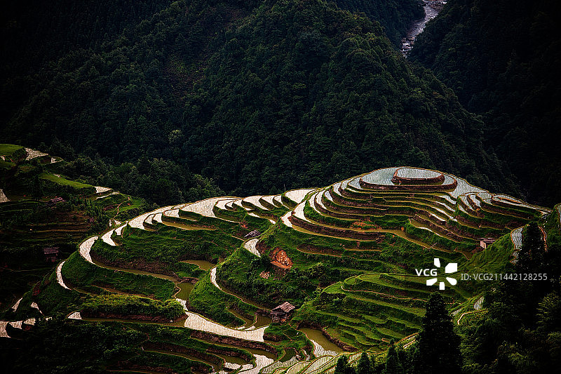 贵州加榜梯田2图片素材