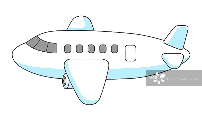 飞行卡通飞机旅行图片素材