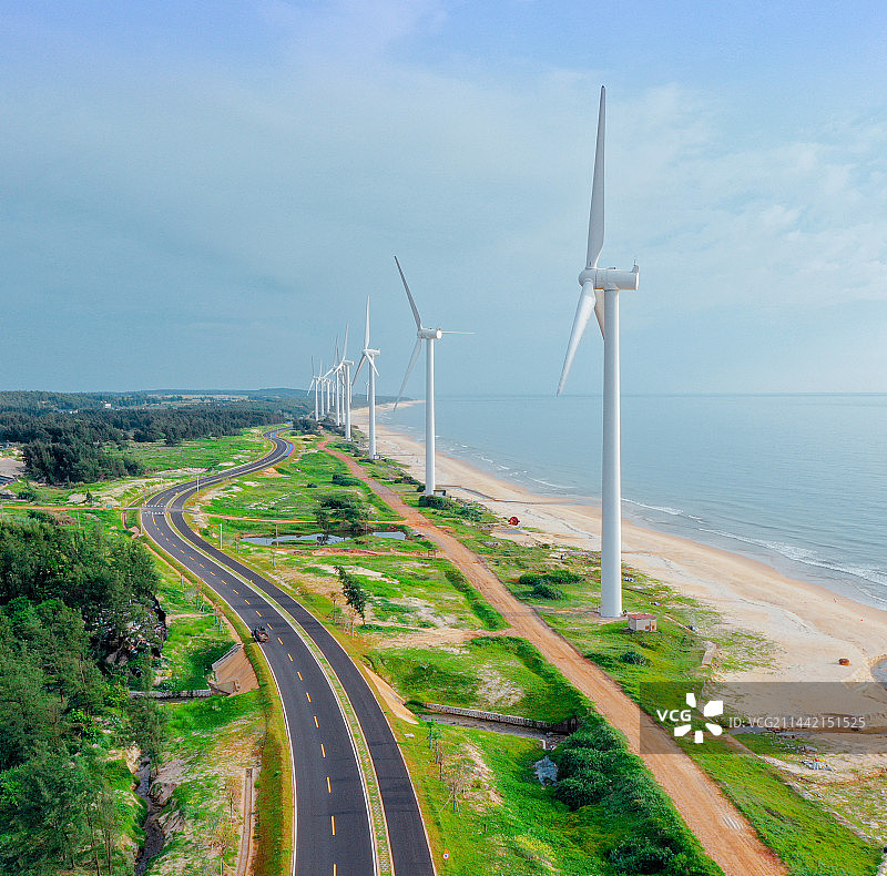 醉美沿海公路图片素材