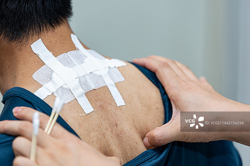 中医药穴位贴敷图片素材