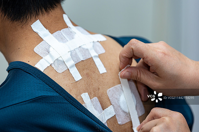 中医药穴位贴敷图片素材