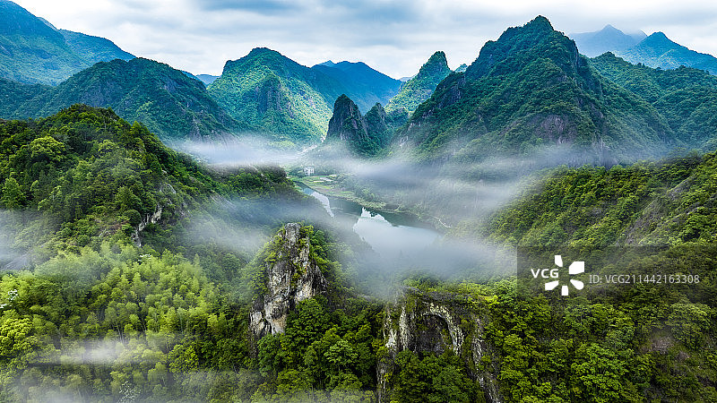 雁荡山楠溪江自然风光图片素材