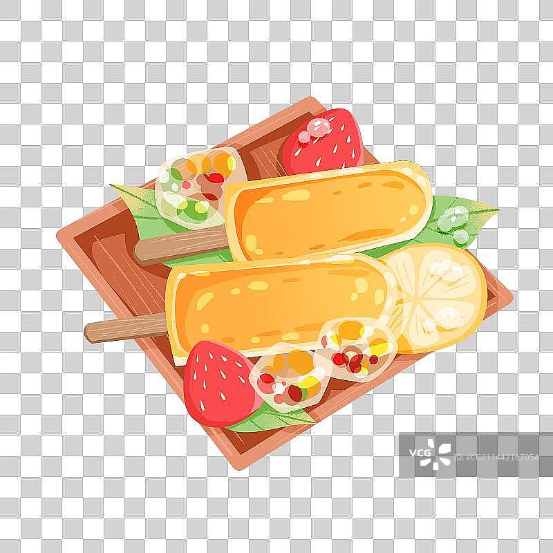 夏日夏季卡通素材图片素材