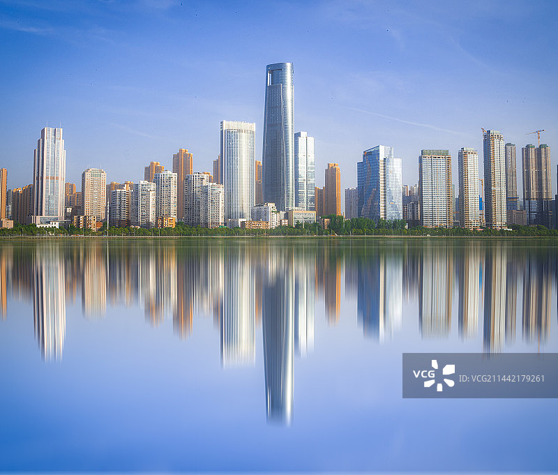 城市天际线风光图片素材