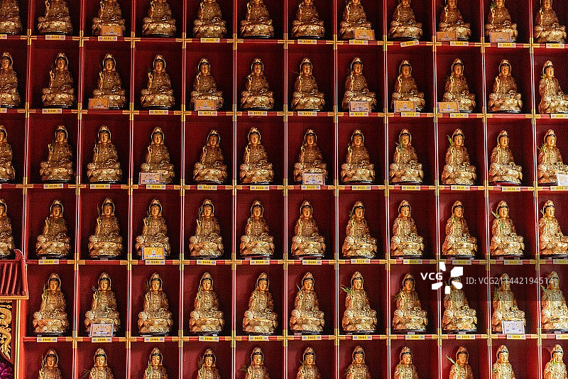 蓟州独乐寺的佛像图片素材