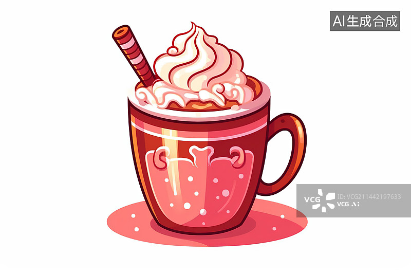 【AI数字艺术】可爱的手绘插画图片素材