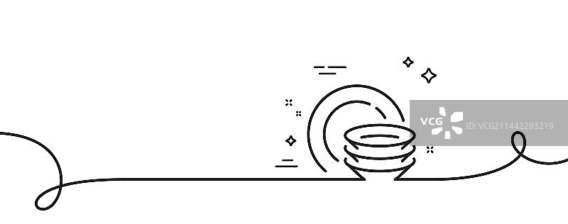 餐具盘子线条图标图片素材
