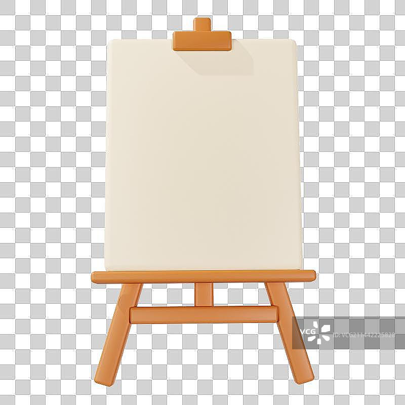 3D立体画架元素图片素材