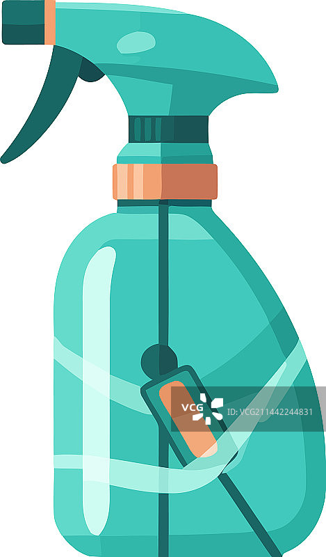 带液体喷雾的美容产品容器图片素材