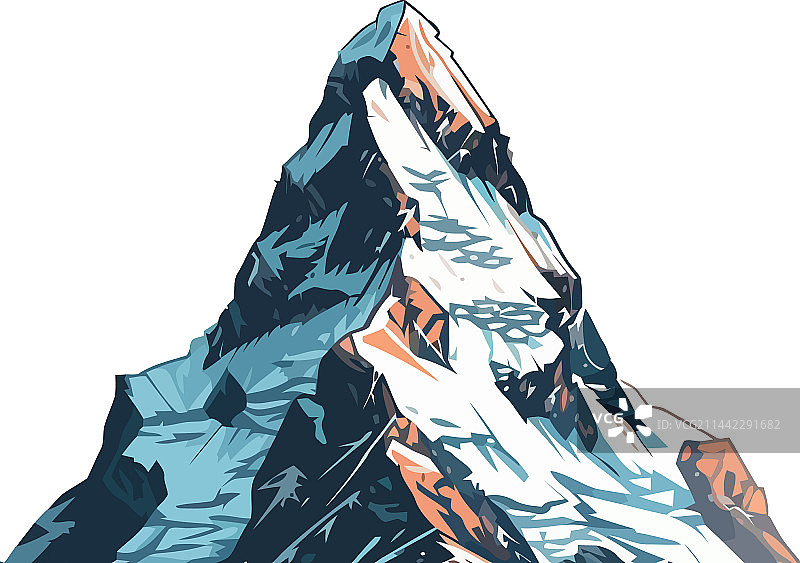 山峰冰雪背景图片素材