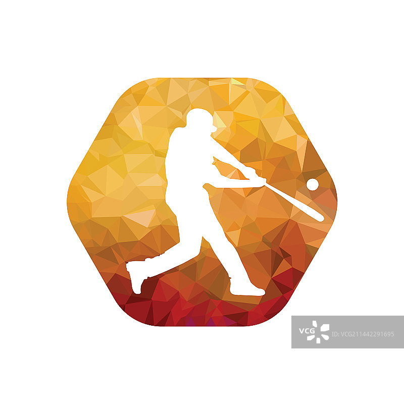 棒球公牛概念剪影图片素材