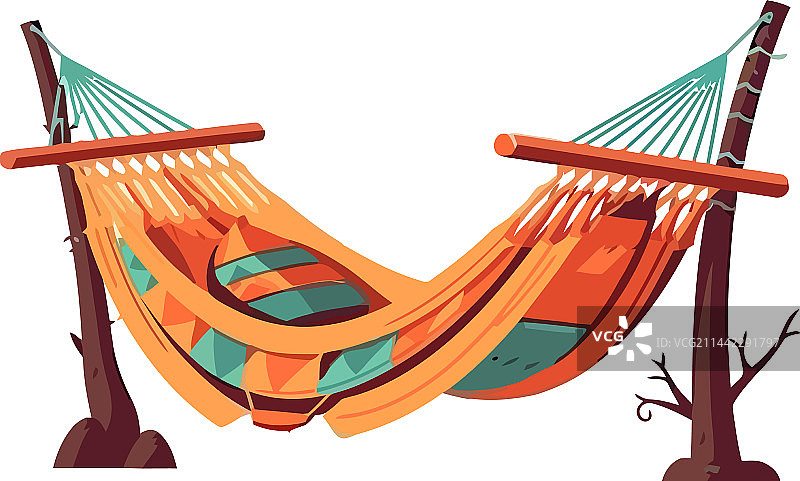 吊床旅游休闲夏日冒险图片素材