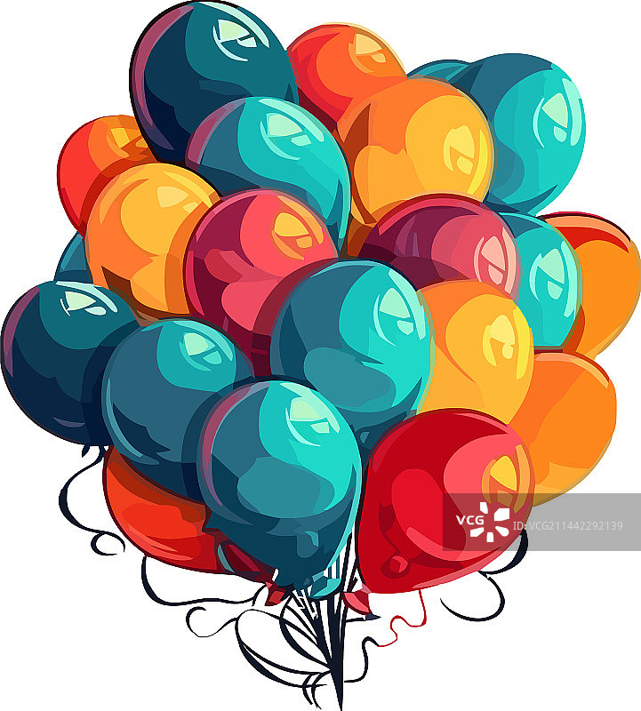 气球欢乐庆典图片素材