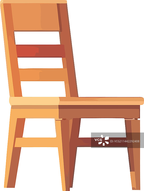 舒适的户外木制长椅图片素材