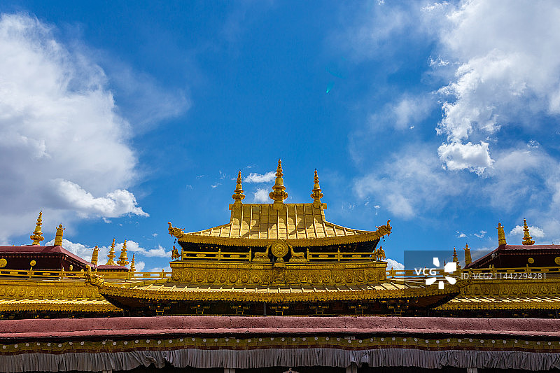 大昭寺金顶图片素材