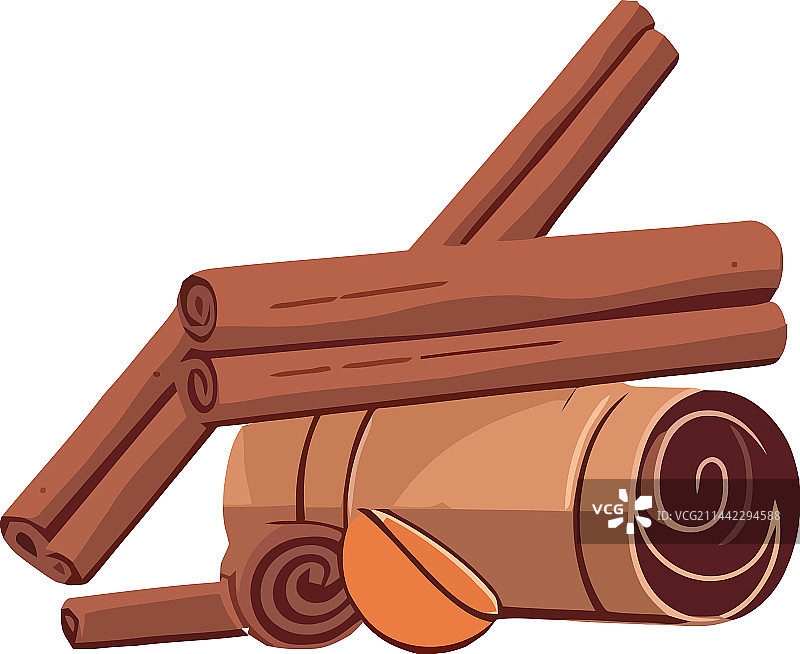 有机肉桂调味料图片素材