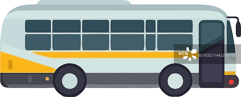 旅游巴士扁平设计图片素材