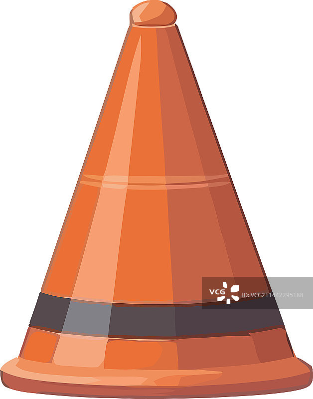 用于维修设备的交通锥标记边界图片素材