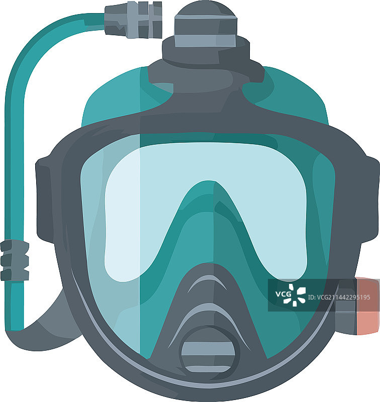 防护设备和水肺潜水图标图片素材