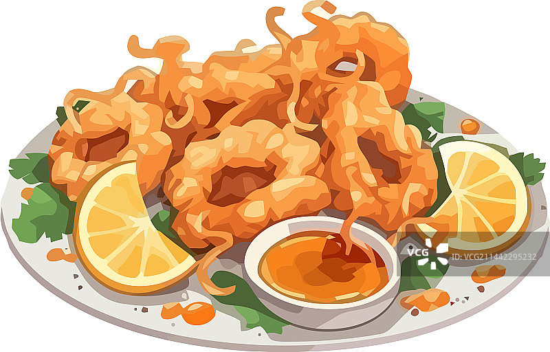 烤海鲜拼盘配虾和章鱼图片素材