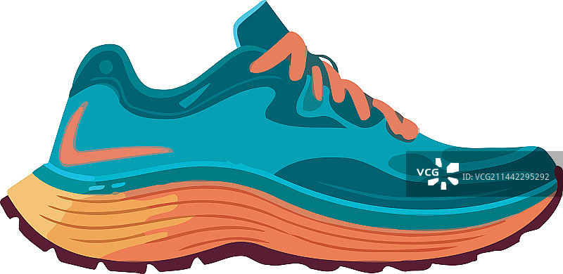 运动员跑步的现代运动鞋图片素材