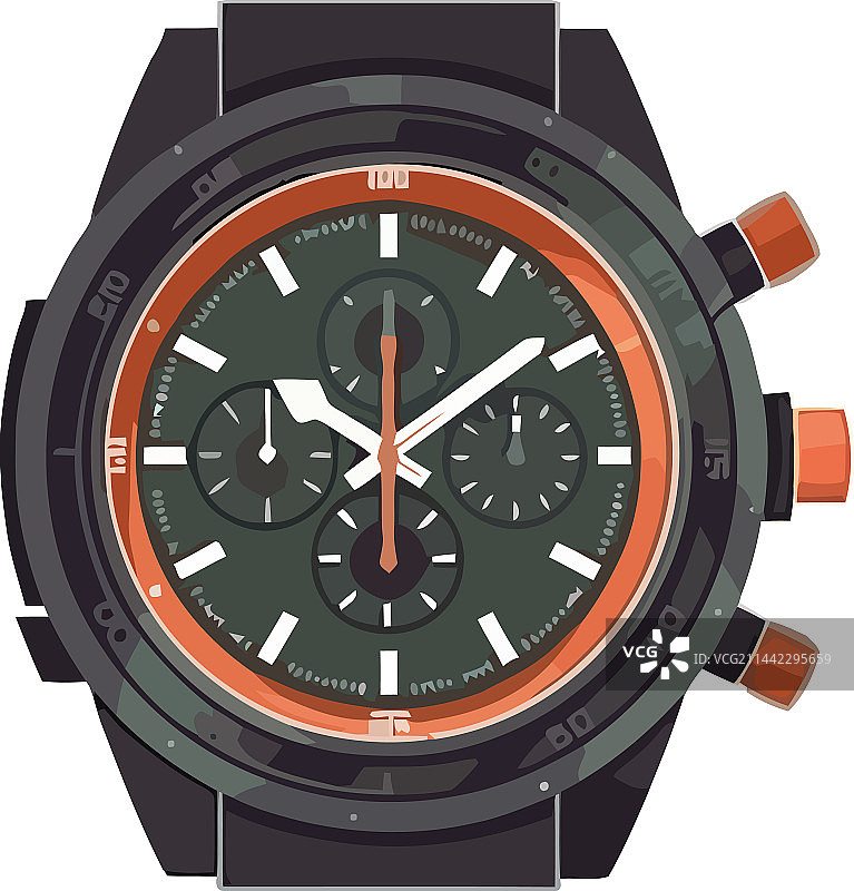 黑色现代腕表图片素材