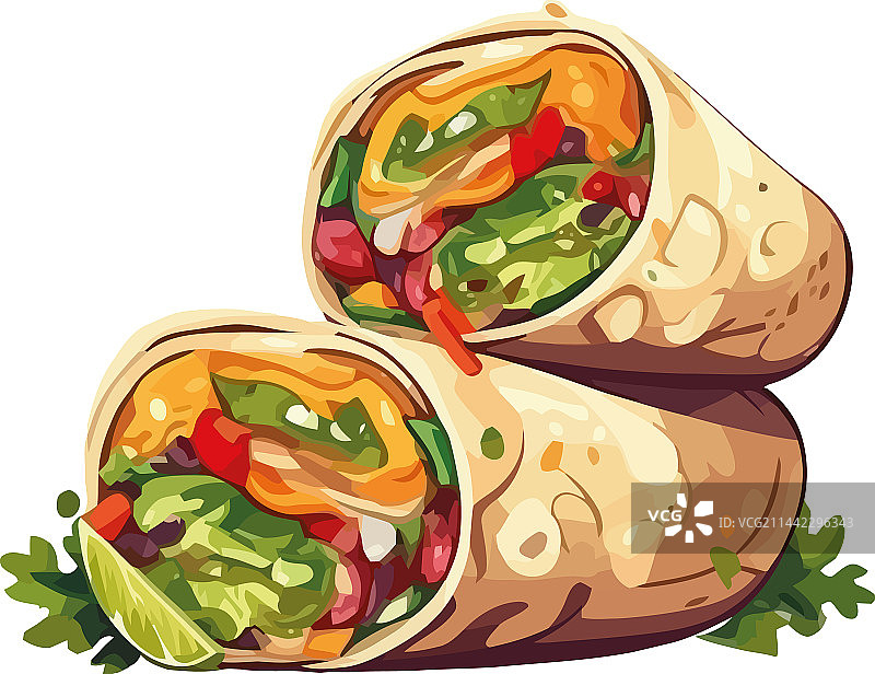 鲜肉蔬菜美食玉米卷图片素材