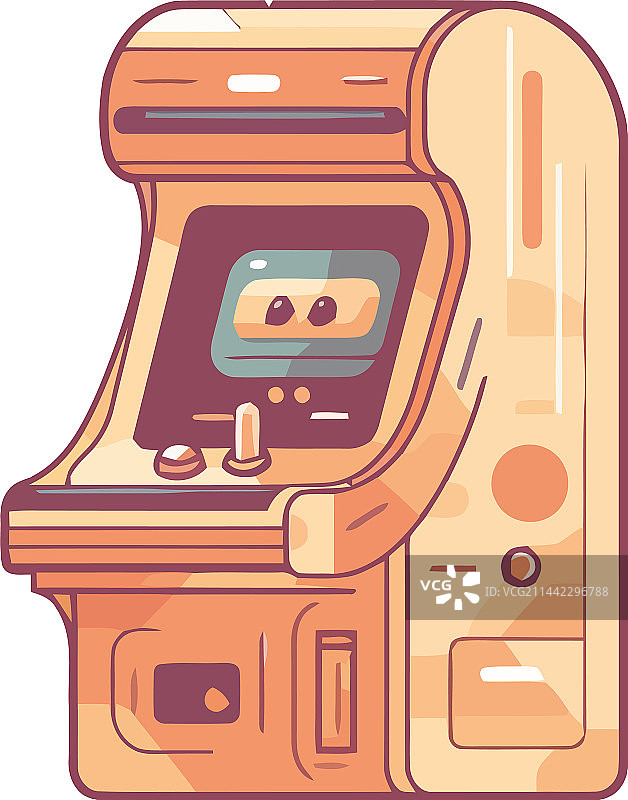 经典视频游戏机赌场图标图片素材