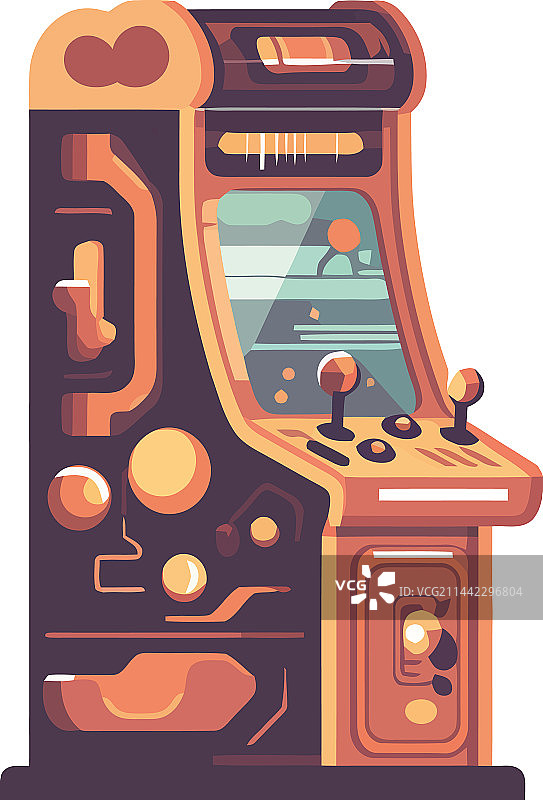 老式老虎机游戏机图标图片素材