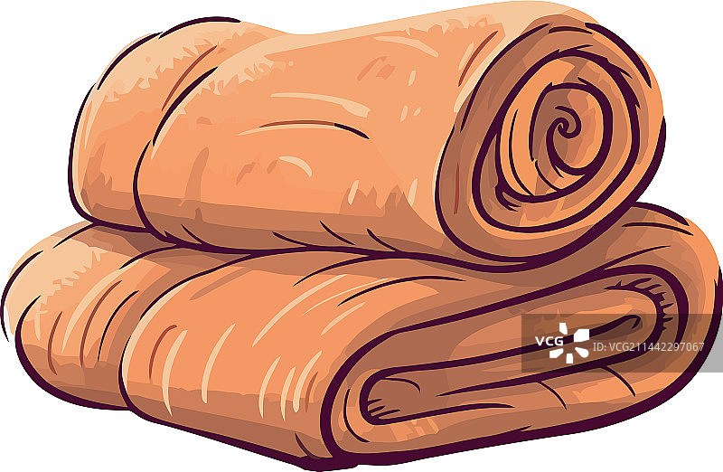 用于卫生护理的干净毛巾堆叠图片素材