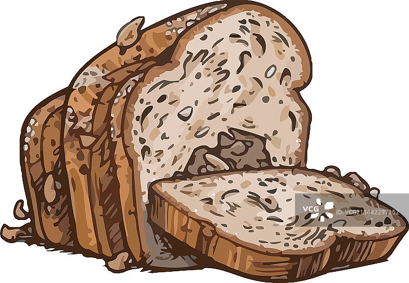 新鲜烤制的有机法棍面包美食图片素材