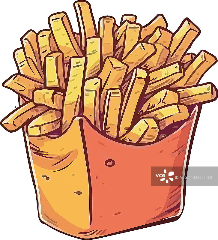美味快餐：炸薯条图片素材