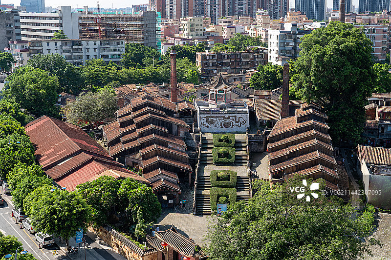 广东佛山禅城南风古灶景区图片素材