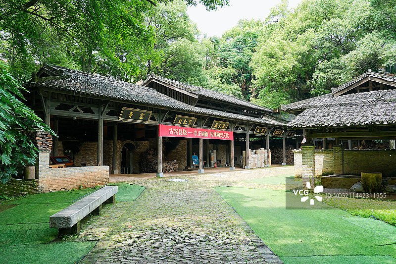 景德镇古窑民俗博览区  历代古窑展示区明清御窑图片素材