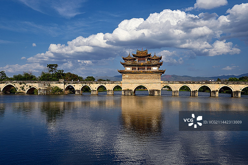 建水双龙桥图片素材
