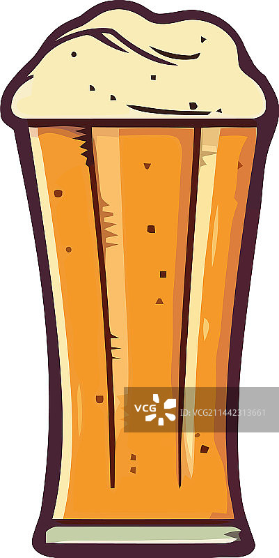 品脱杯中的泡沫啤酒庆祝图片素材