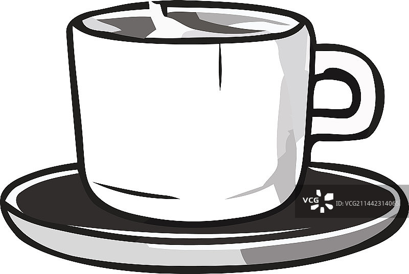 咖啡杯里的热饮图片素材