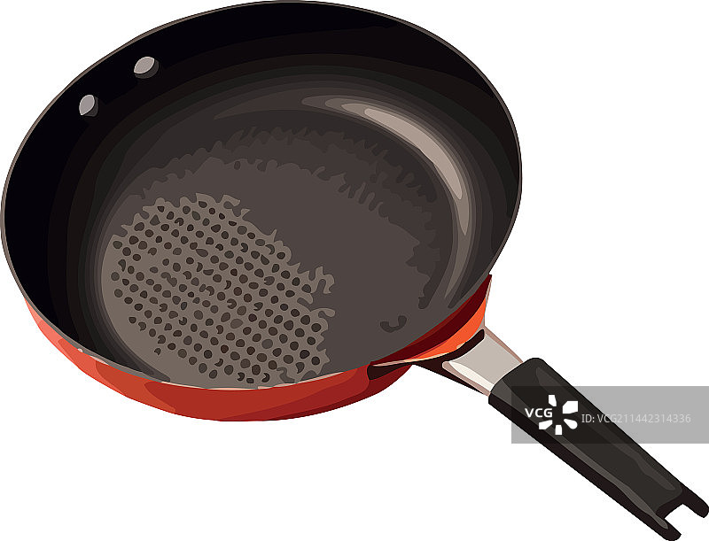 金属厨房用具煎锅图片素材