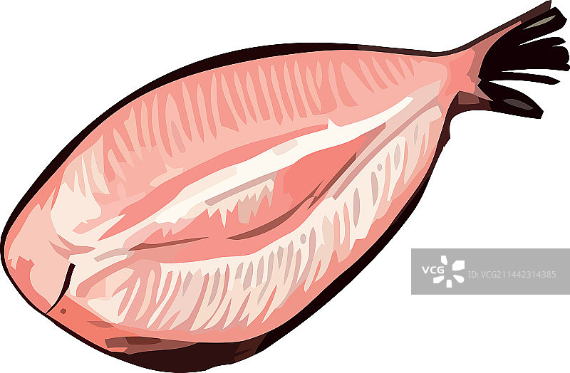 美食厨房烹饪的新鲜鱼片图片素材