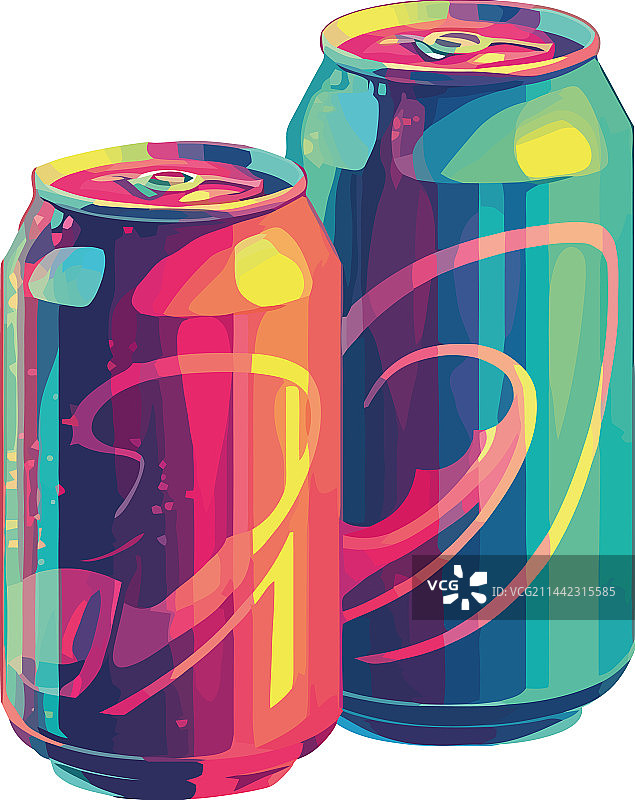 彩色瓶子设计清凉饮品图片素材