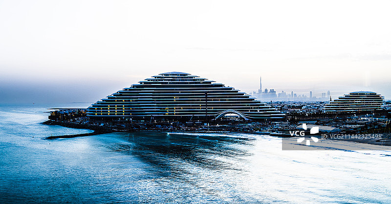 迪拜棕榈岛图片素材