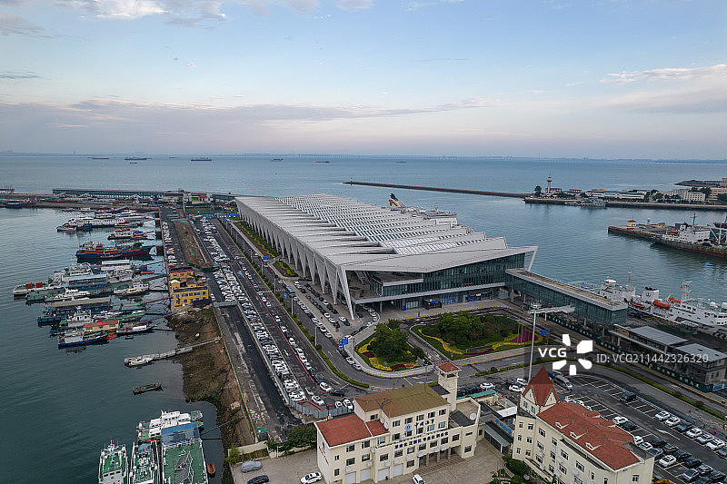 青岛自由港图片素材