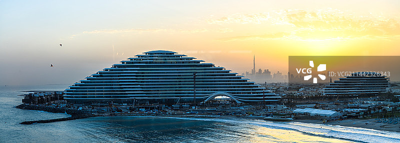 迪拜棕榈岛图片素材