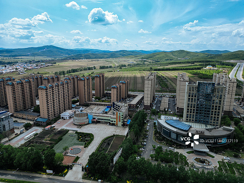 双鸭山市 市政广场 博物馆 广大厦 世纪大道 新城 尖山区图片素材