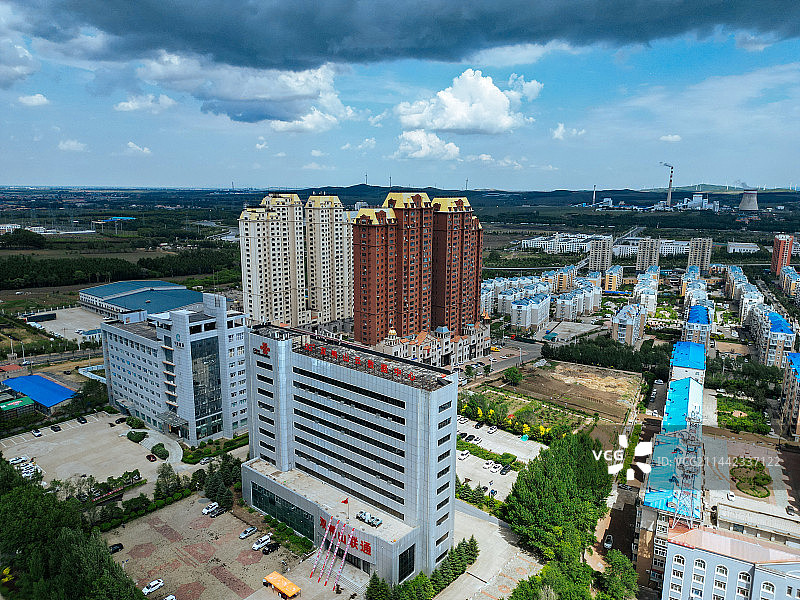 双鸭山市 市政广场 博物馆 广大厦 世纪大道 新城 尖山区图片素材